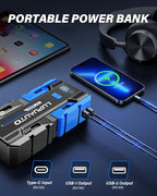 3000A Jump Starter, Portable Car Battery Jump Starter - Image 3