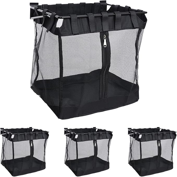 4Pcs Large Slatwall Baskets Mesh Slatwall Baskets by zjdbset