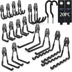 3-H Garage Wall Hooks 20 Pack, Garage Hooks Heavy Duty by 3-H