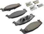Premium Semi-Metallic Front Brake Pads Compatible - Image 2