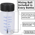 CYEAH 50 Pcs Touch Up Paint Container, 2 oz Paint Touch Up Bottles - Image 3