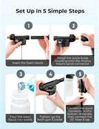 Car Wash Foam Gun + Microfiber Wash Mitt - Image 6
