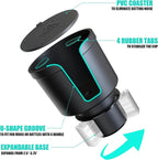 Upgraded Universal Car Cup Holder Expander - Image 2