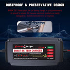 BMK 12V 5A Smart Battery Charger Portable Battery Maintainer - Image 6