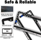 License Plate Frames Black, and Blue License Plate Frame American Flag USA - Image 4