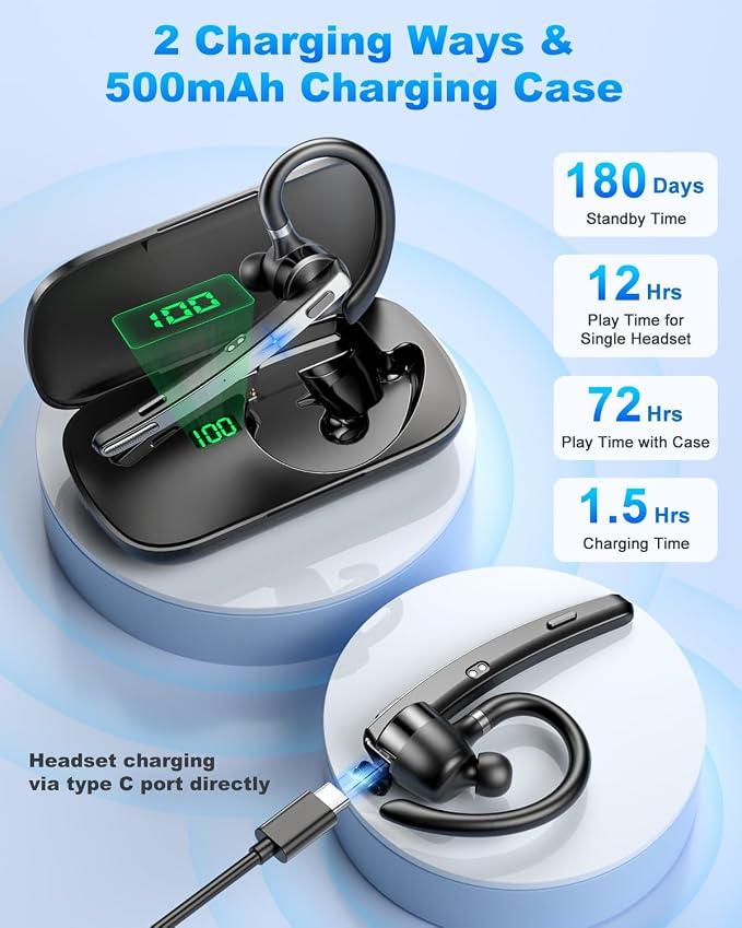 FEYCH Bluetooth Headset - Image 4