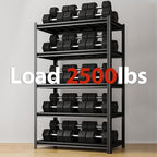 72" H Metal Garage Storage Shelves, 5 Tier Adjustable Shelving Unit - Image 4