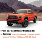 GIANT PANDA 2-Pack Front Mesh Car Seat Covers Custom Fit Toyota Tacoma 2016 - Image 2