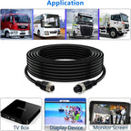 50FT Car 4-Pin Aviation Video Extension Cable，15m Car Video Extension Cable - Image 5