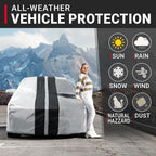 iCarCover Custom Car Cover for Pontiac G5 Waterproof All-Weather Rain Snow UV - Image 2