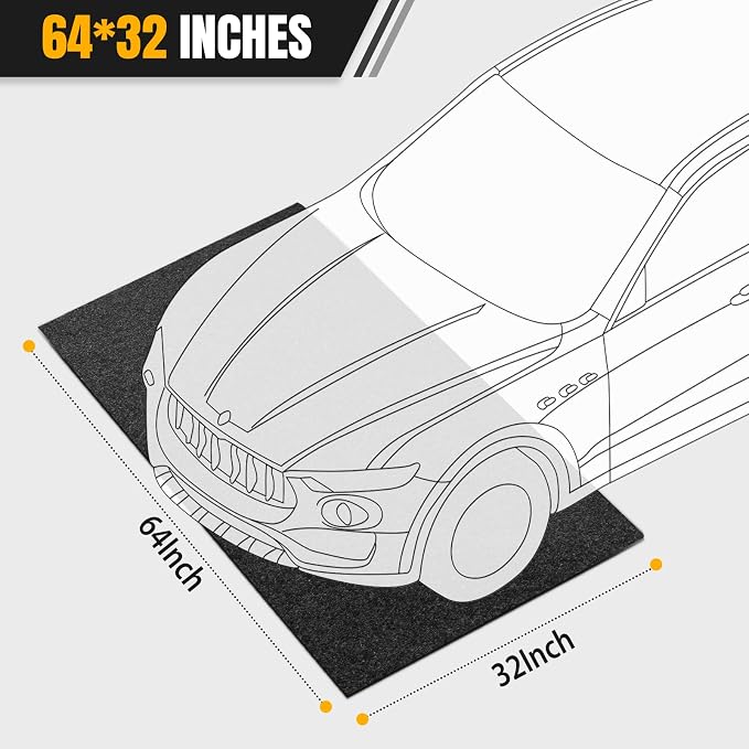 Heavy Duty Oil Spill Mat, Garage Floor Mat - Image 7