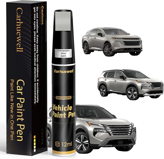 Champagne Silver Touch Up Paint Compatible by Carhuewell