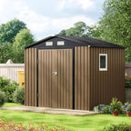 8X6FT Outdoor Steel Storage Shed - Image 5