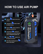 2500A Portable Jump Starter, Car Battery Jump Starter - Image 5