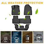 2025 Pilot Floor Mats & Cargo Liner & Backrest Mat Fit - Image 9