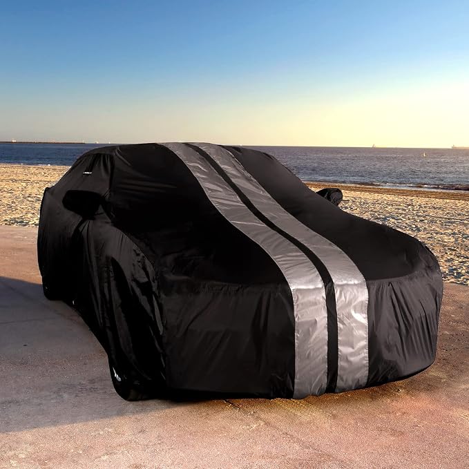 iCarCover Custom Car Cover for 2010-2024 Chevy Camaro LT, SS Waterproof All - Image 3
