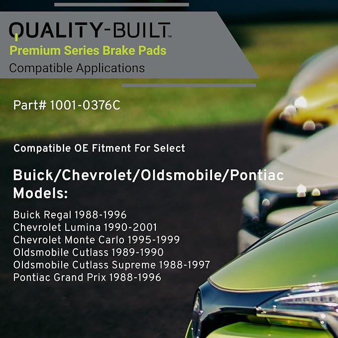 Premium Ceramic Front Brake Pads Compatible - Image 3