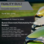 Premium Ceramic Front Brake Pads Compatible - Image 3