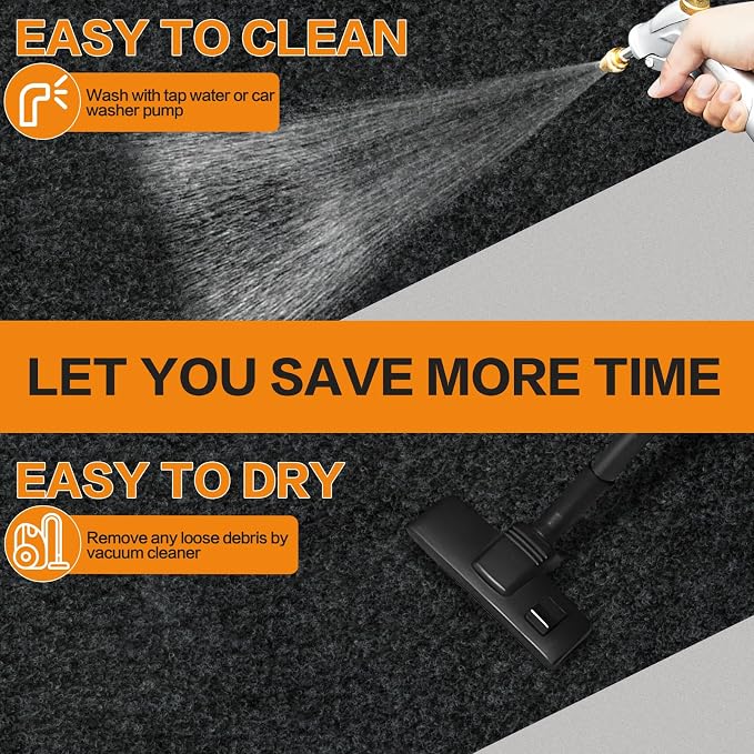 Oil Spill Mat, 64 x 32 Inch Garage Floor Mat Heavy Duty Absorbent Oil Pad - Image 6
