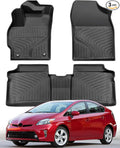 Car Floor Mats for Toyota Prius 2012-2014 Accessories, All Weather Rubber Mat by COTAZA