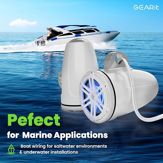 GEARit 8 Gauge Marine Wire, 8/2 AWG Marine Grade Tinned Copper Oxygen Free - Image 4