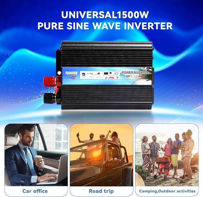 Power Inverter 500W Car Power Inverters, 12 Volt Inverter Car Cigarette Inverter - Image 5