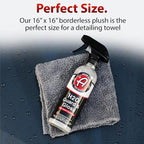 Adam's Borderless Grey Microfiber Towel - Image 5