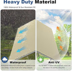 Carport 10x20ft Heavy Duty Car Tent, Portable Garage, Car Shelter, All-Season - Image 2