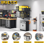2x3ft Adjustable Rail Wall Garage Storage Shelf, - Image 4