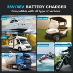 Golf cart Battery Charger, 36V 18A and 48V 13A Trickle Battery Charger - Image 2