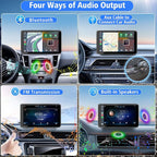 Portable Wireless with Apple CarPlay and Android Auto Screen - Image 4