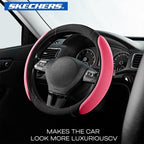 Skechers Pink Steering Wheel Cover, Memory Foam Car Steering Wheel Cover - Image 2