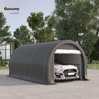 Outsunny 10' x 16' Carport, Heavy Duty Portable Garage Storage Tent - Image 2