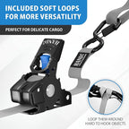 HandT USA Based Retractable Ratchet Straps 1in x 6ft - Image 5