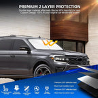 Windshield Sun Shade for Ford Expedition 2018-2025 Foldable Sunshade Custom Fit - Image 3