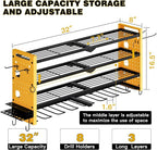Power Tool Organizer Wall Mount, Cordless Drill Organizer, 4 Layers Large - Image 6