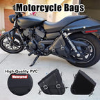 Motorcycle Saddle Bags Leather Motorcycle Solo Swing Arm Bag - Image 6