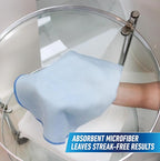 Unger Professional 18” x 18” Large Professional-Grade Microfiber Cloth Towels - Image 5