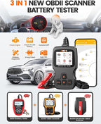 ANCEL AD310 Pro OBD2 Scanner Diagnostic Tool & Car Battery Tester & Bluetooth - Image 3