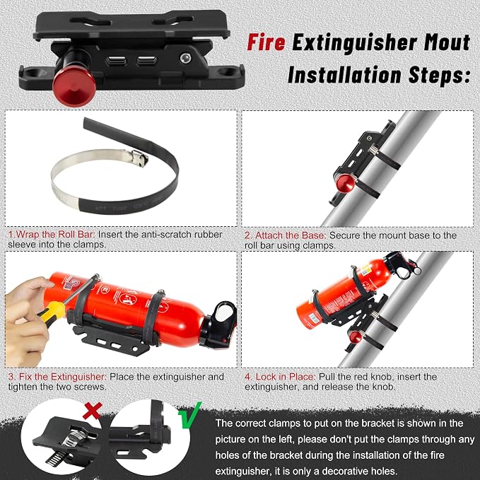 Quick Release Fire Extinguisher Mounts - Image 8