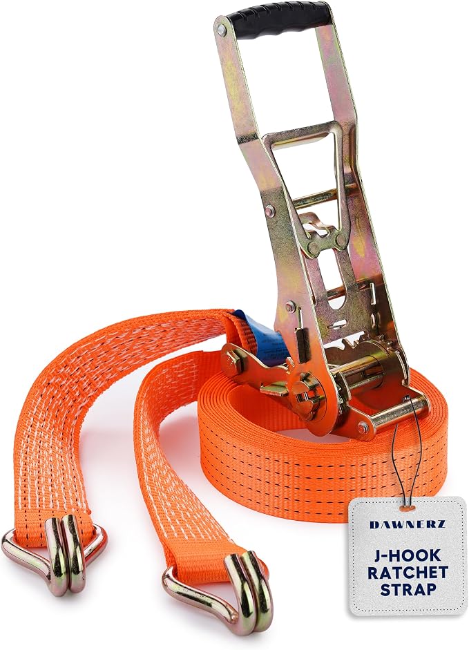 Tie Downs Ratchet Straps 2 inch X 20 ft by Dawnerz