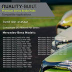 Premium Semi-Metallic Front Brake Pads Compatible - Image 3