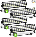 4 Pack LED Shop Lights, 100W 11000LM Plug in Garage Light by Linstaine