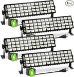 4 Pack LED Shop Lights, 100W 11000LM Plug in Garage Light by Linstaine