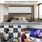 12 Pack 2-Layer Soundproof Wall Panels, 1.1lb/ft* High Density, Thicker 0.43 in - Image 5