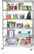 Seville Classics UltraDurable Heavy Duty NSF Solid Steel Wire Rack Storage Unit by SevilleClassics