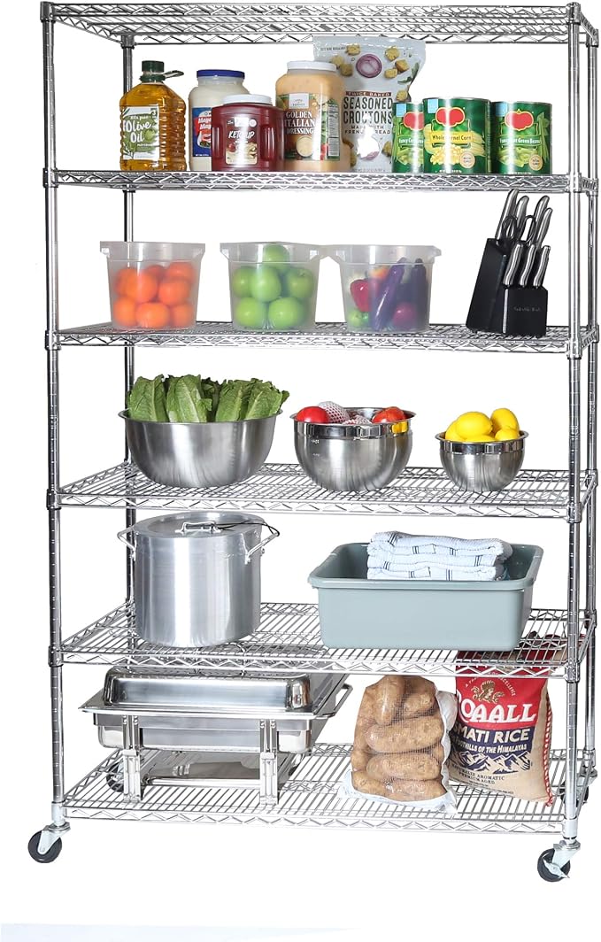 Seville Classics UltraDurable Heavy Duty NSF Solid Steel Wire Rack Storage Unit by SevilleClassics