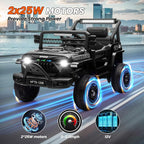 12V Ride on Electric Truck Car for Kids, 12V Kids Electric Vehicles w/Remote - Image 2