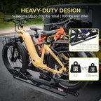 CyberRack E2 Hitch 2-Bike Rack for Car, Ebike Rack - Image 3