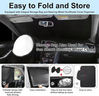 TINGLU Window Shades for Subaru Crosstrek 2018-2023 Accessories Car Side Full - Image 5